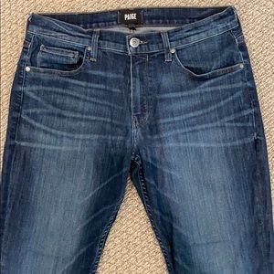 Paige Men’s Jeans. Federal Slim Straight cut. 31”